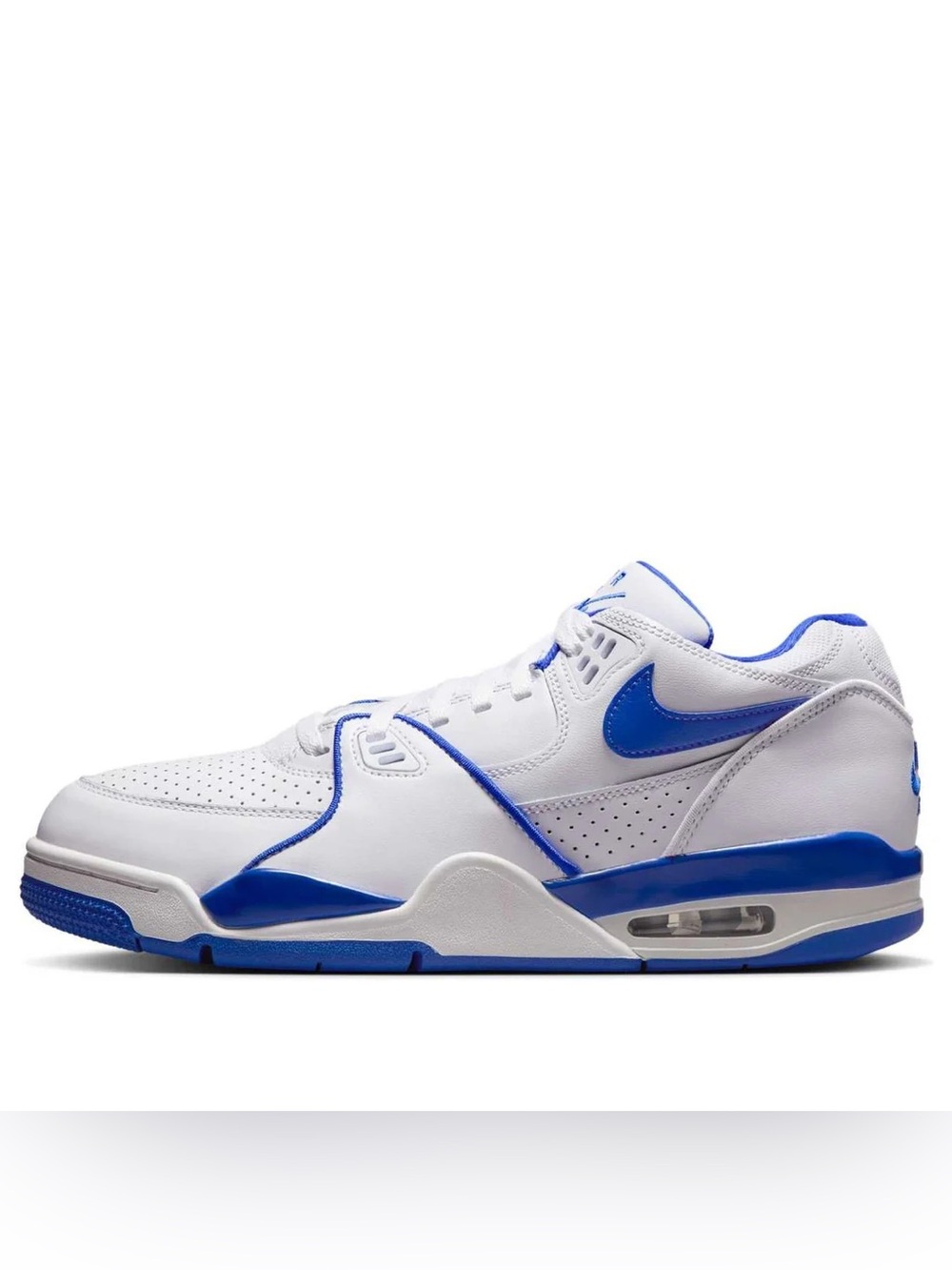 Size 10.5 Mens Nike Air Flight '89 Low White Hyper Royal Blue FZ3045-100